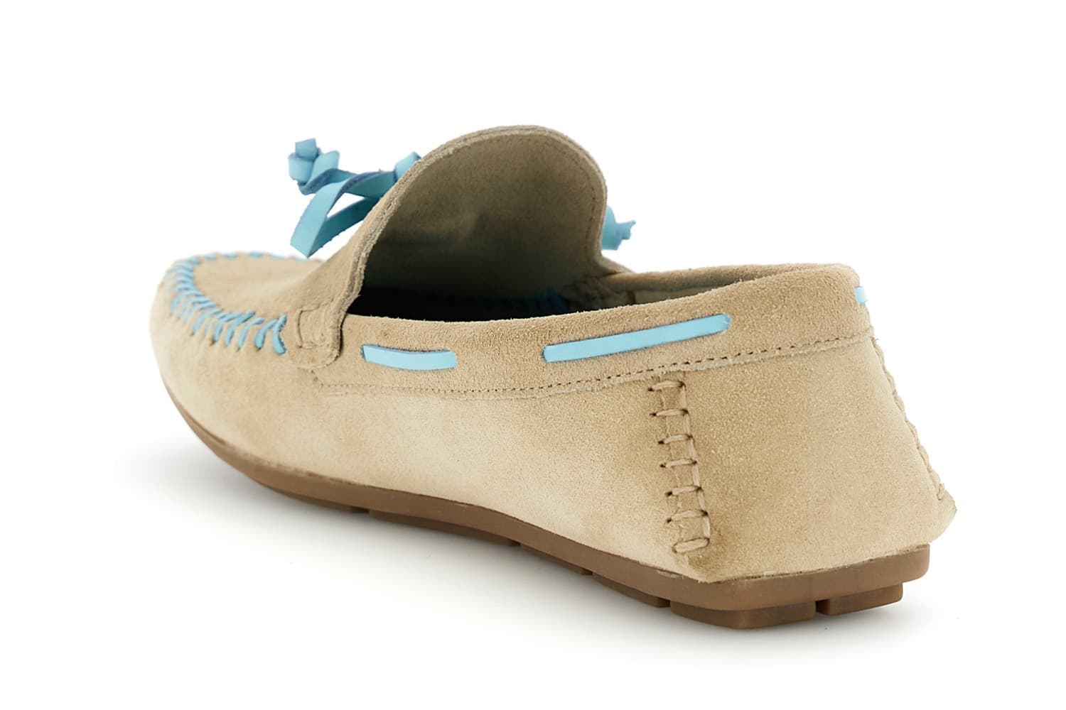 MOCASSINO IN PELLE SCAMOSCIATA CON FIOCCO in Loafer e mocassini 3A Moda Mare Sport - Bellaria Igea Marina, commercioVirtuoso.it