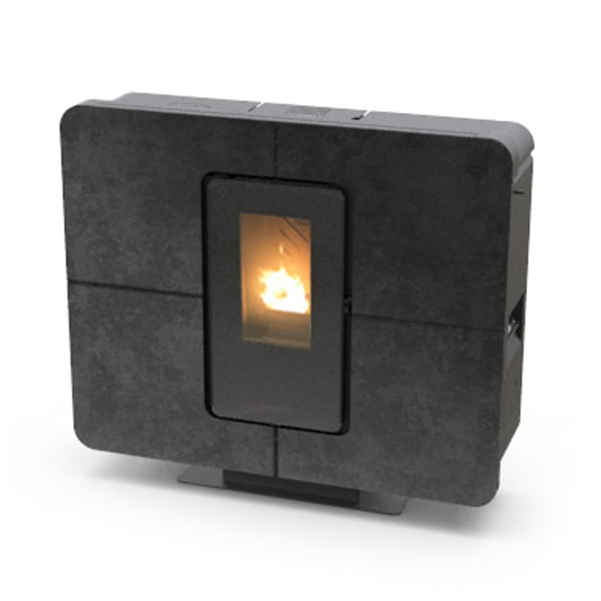 Thermorossi Stufa a Pellet Canalizzabile SlimQuadro 9 9.6kW Gres - 6