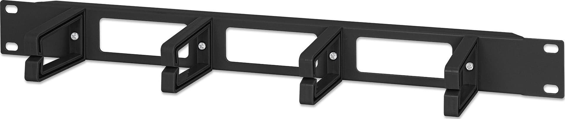Pannello Passacavi 4 Anelli in Plastica Lunghi 3 Fori 1U Nero in Occhielli Scontolo.net - Potenza, commercioVirtuoso.it