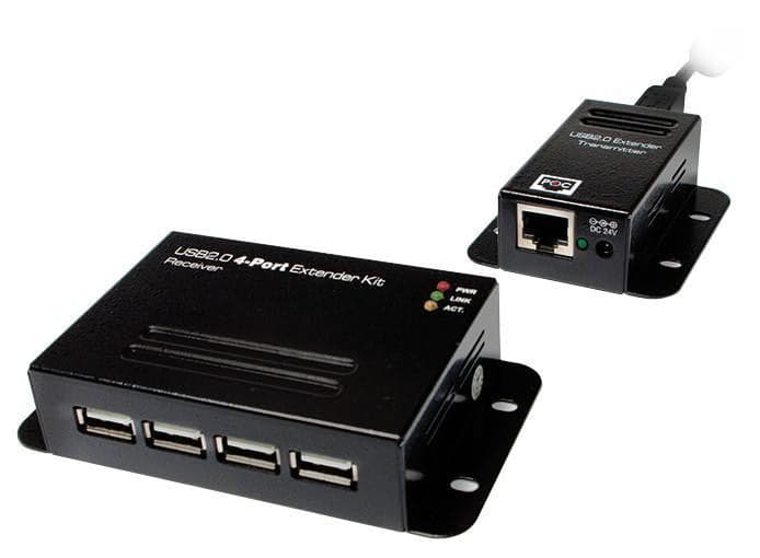 Extender USB su Cavo Cat.5/5e/6 fino a 50m con Hub 4 Porte in Adattatori USB wireless Scontolo.net - Potenza, commercioVirtuoso.it