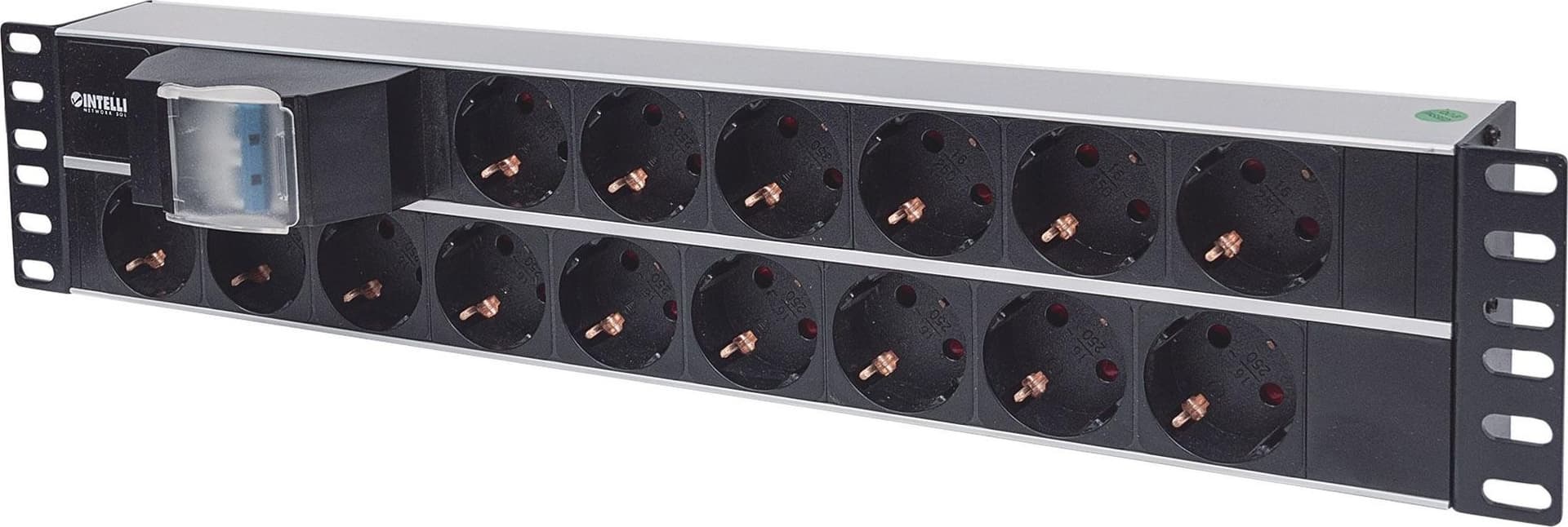 Multipresa 15 Posti da Rack 19'' 2U con Spina Schuko Angolata 2U in Multiprese Scontolo.net - Potenza, commercioVirtuoso.it