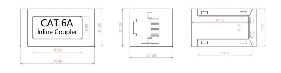 Accoppiatore Cat.6A 10GE RJ45 STP in Cavi Scontolo.net - Potenza, commercioVirtuoso.it