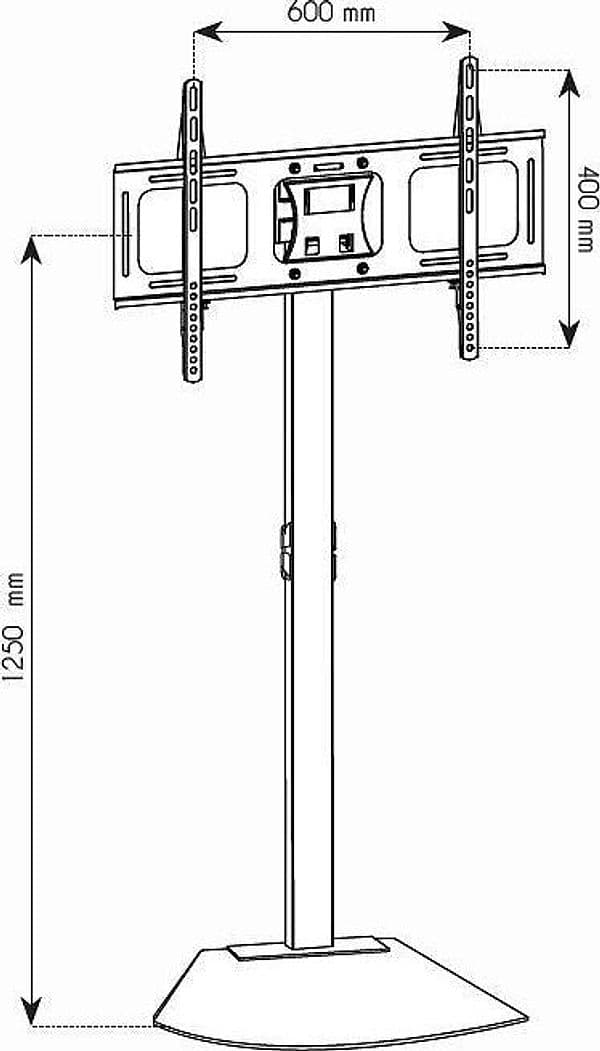 Supporto da Pavimento Girevole con Staffa per TV LCD/LED/Plasma 32-70'' in Supporti da parete e da soffitto Scontolo.net - Potenza, commercioVirtuoso.it
