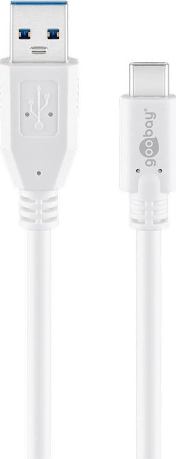 Cavo USB3.0 A Maschio USB-C&trade Maschio 0,5m Bianco in  Scontolo.net - Potenza, commercioVirtuoso.it