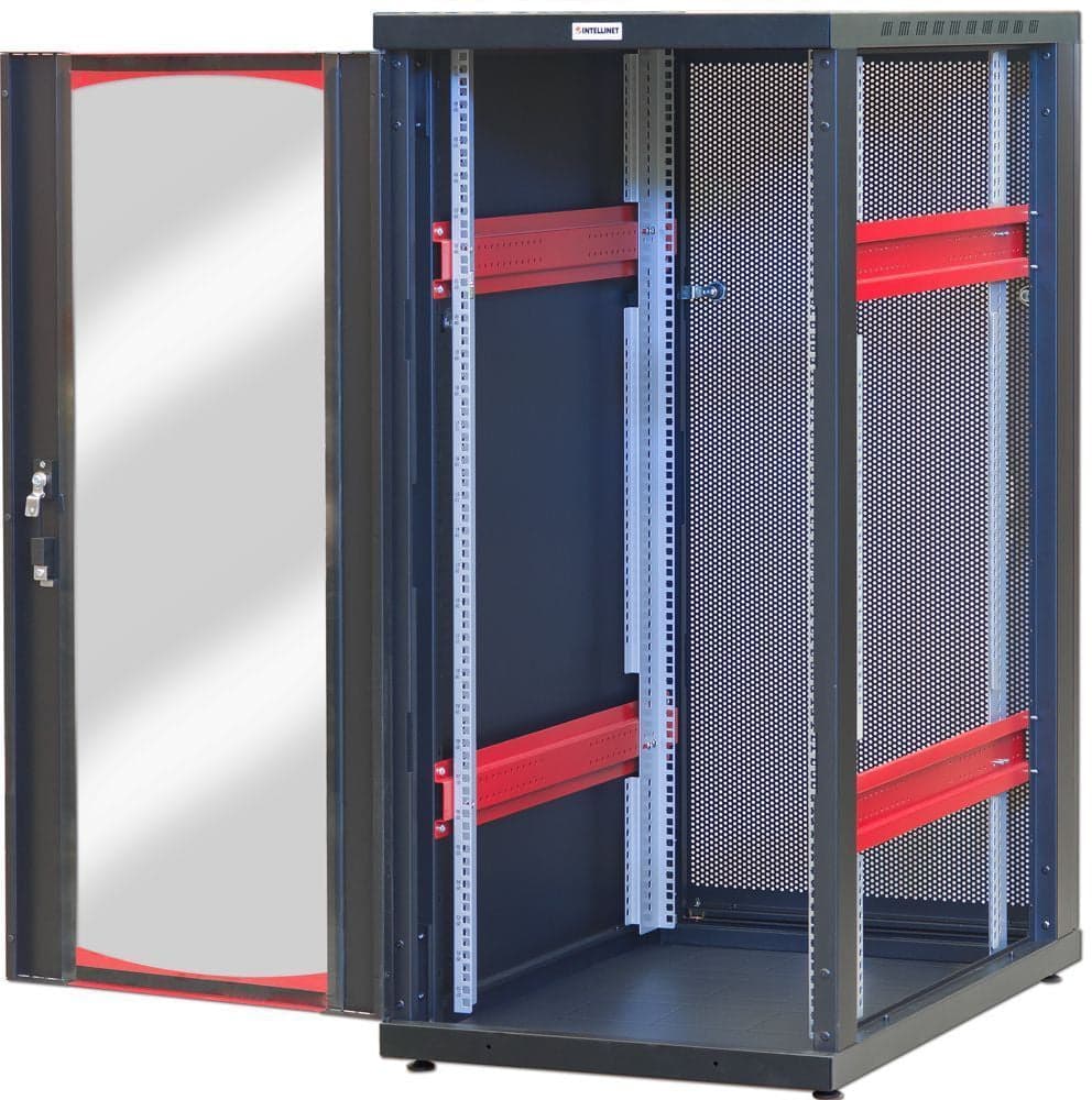 Armadio Server Rack 19'' 600x1000 27 Unita' Nero serie Ideal in  Scontolo.net - Potenza, commercioVirtuoso.it