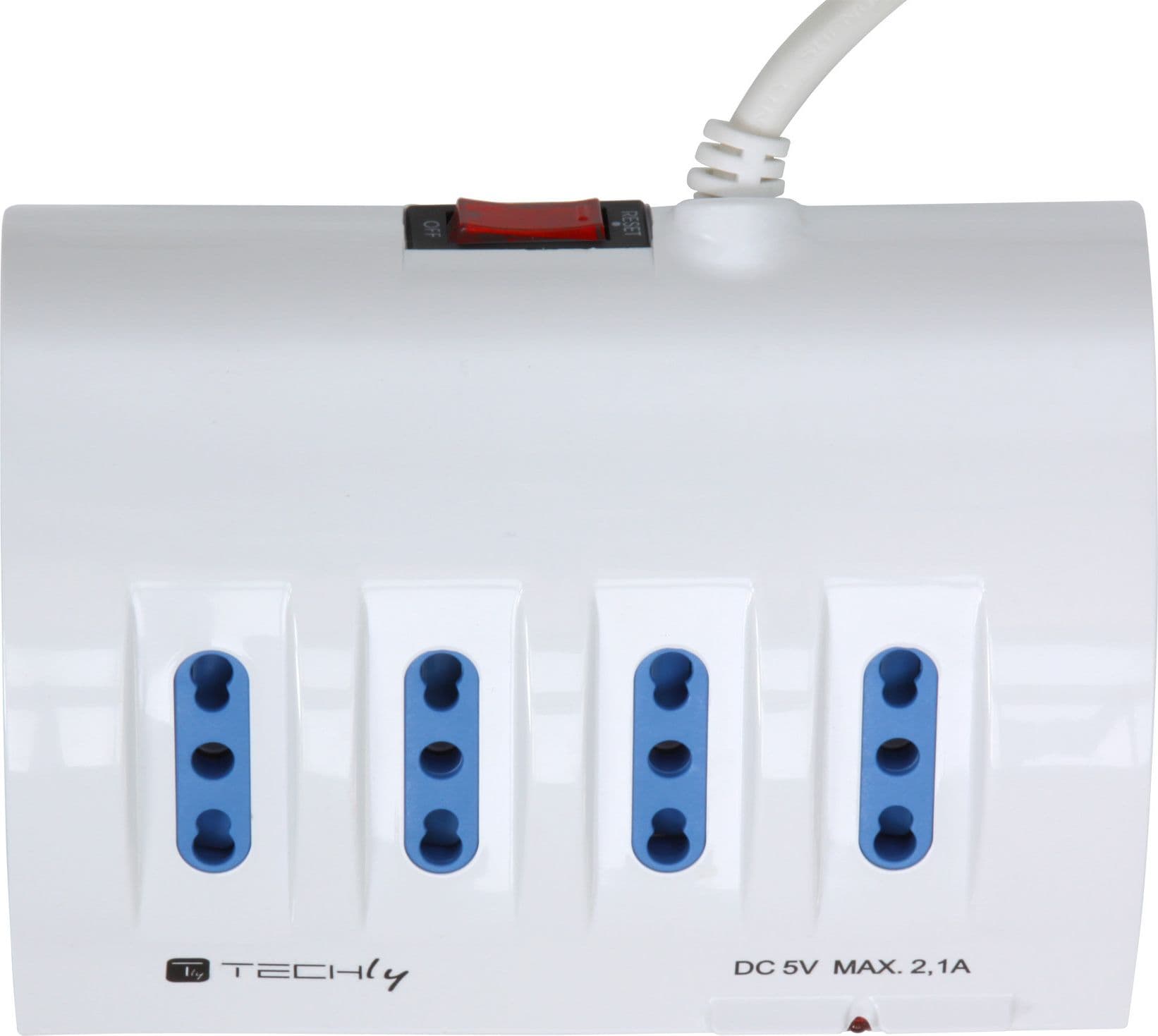 Multipresa da Tavolo 4 prese Italiane Bipasso 2 Schuko e 2 USB Bianca in Multiprese Scontolo.net - Potenza, commercioVirtuoso.it