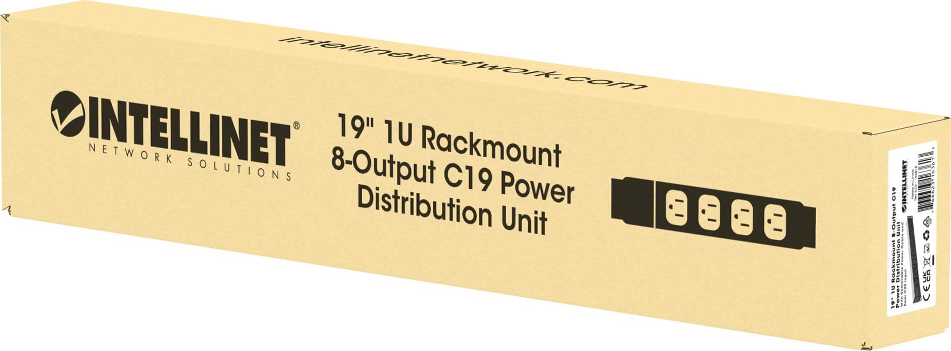 Multipresa montaggio a rack 19'' 1U 8 uscite C19 Spina Italiana in Cavi di alimentazione Scontolo.net - Potenza, commercioVirtuoso.it