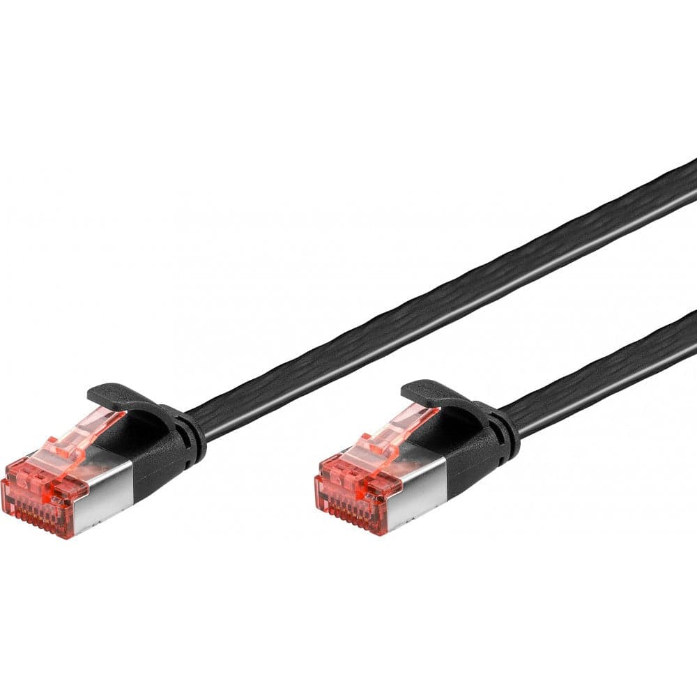 Cavo di Rete Patch Piatto in Rame Cat.6 U/FTP 5,0m Nero in Cavi Ethernet Scontolo.net - Potenza, commercioVirtuoso.it