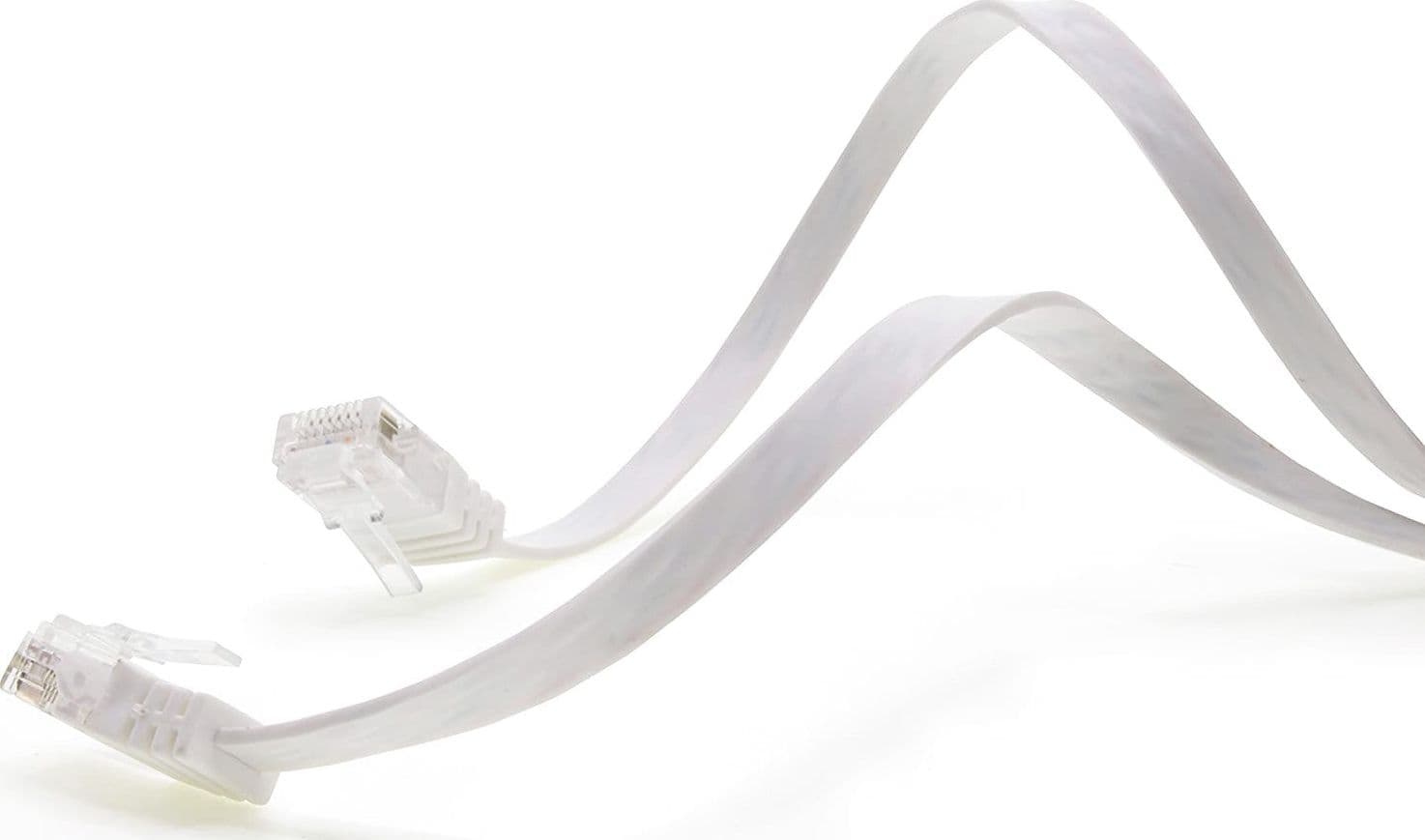 Cavo di Rete Patch Piatto in CCA Cat.5E Bianco UTP 5m in Cavi Ethernet Scontolo.net - Potenza, commercioVirtuoso.it