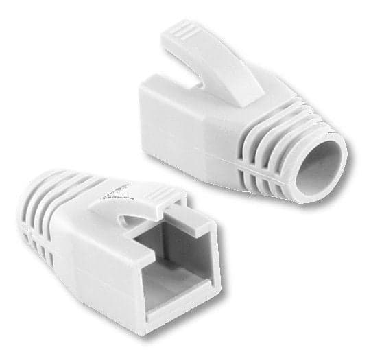 Copriconnettore per Plug RJ45 Cat.6 8mm Bianco in Cavi Ethernet Scontolo.net - Potenza, commercioVirtuoso.it