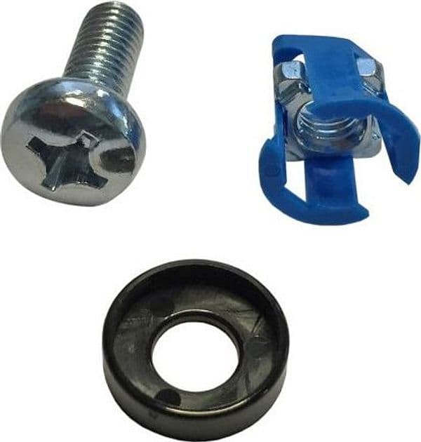 Kit Set 50 Viti, 50 Dadi prigionieri e 50 Rondelle per Montaggio Rack Silver in Dadi ingabbiati Scontolo.net - Potenza, commercioVirtuoso.it
