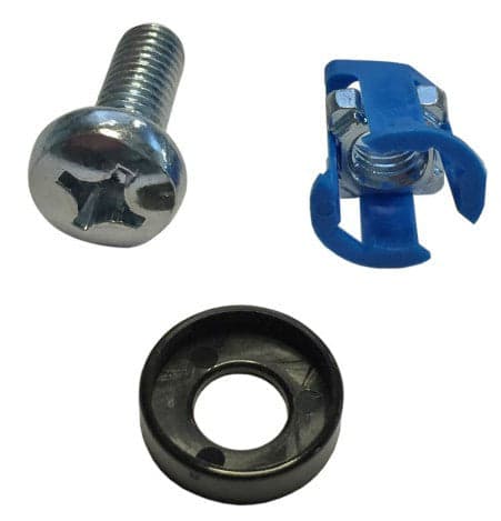 Kit Set 50 Viti, 50 Dadi prigionieri e 50 Rondelle per Montaggio Rack Silver in Dadi ingabbiati Scontolo.net - Potenza, commercioVirtuoso.it