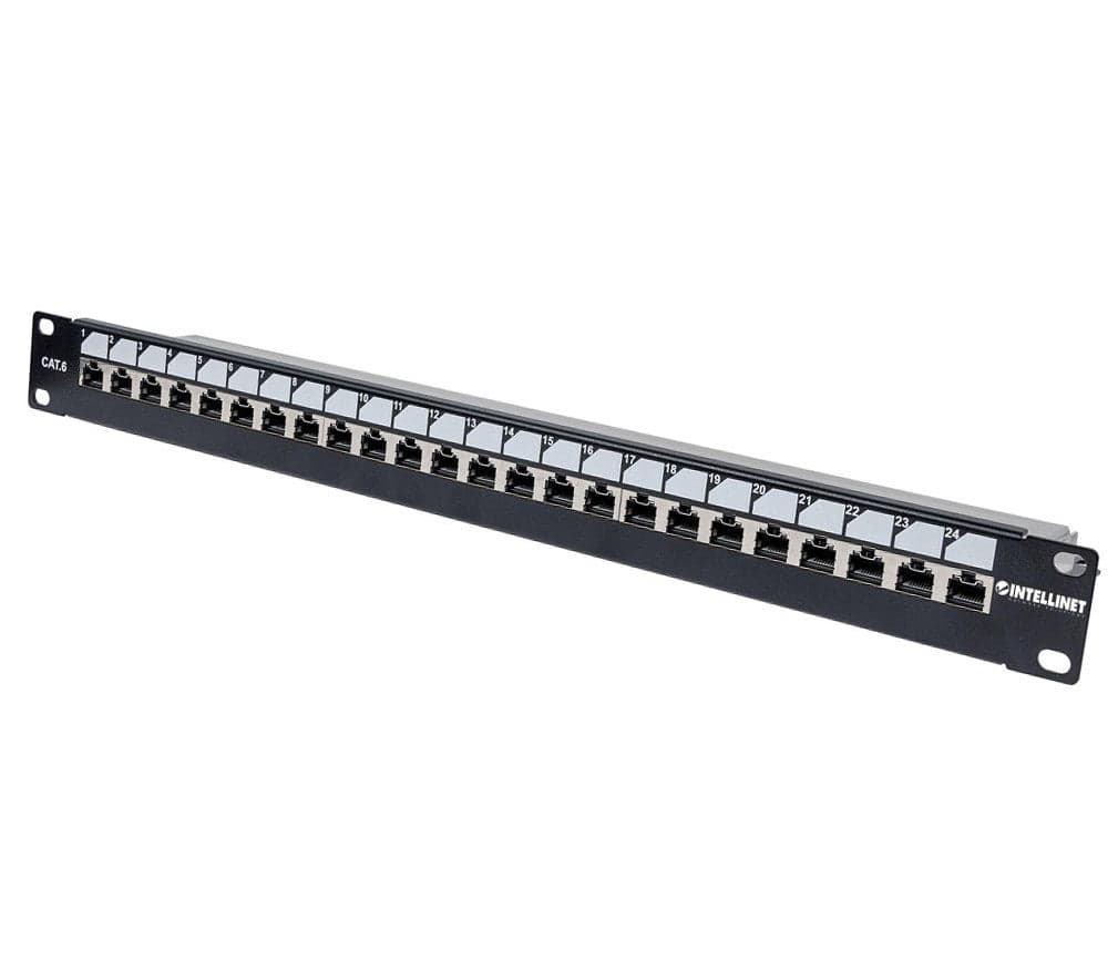 Pannello Patch 24 Posti 19'' Cat.6 S/FTP con Bloccaggio in Cavi Ethernet Scontolo.net - Potenza, commercioVirtuoso.it