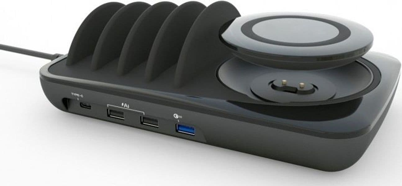 Docking Station USB 5 posti con Caricabatterie Wireless Removibile in  Scontolo.net - Potenza, commercioVirtuoso.it