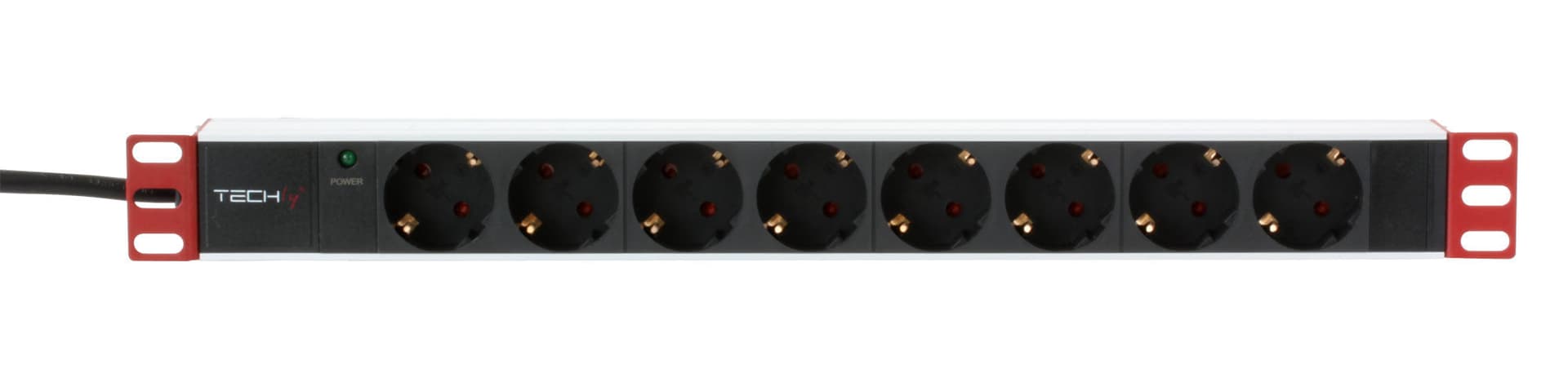 Multipresa 8 Posti da Rack 19'' Spina Schuko Angolata 1U in Multiprese Scontolo.net - Potenza, commercioVirtuoso.it