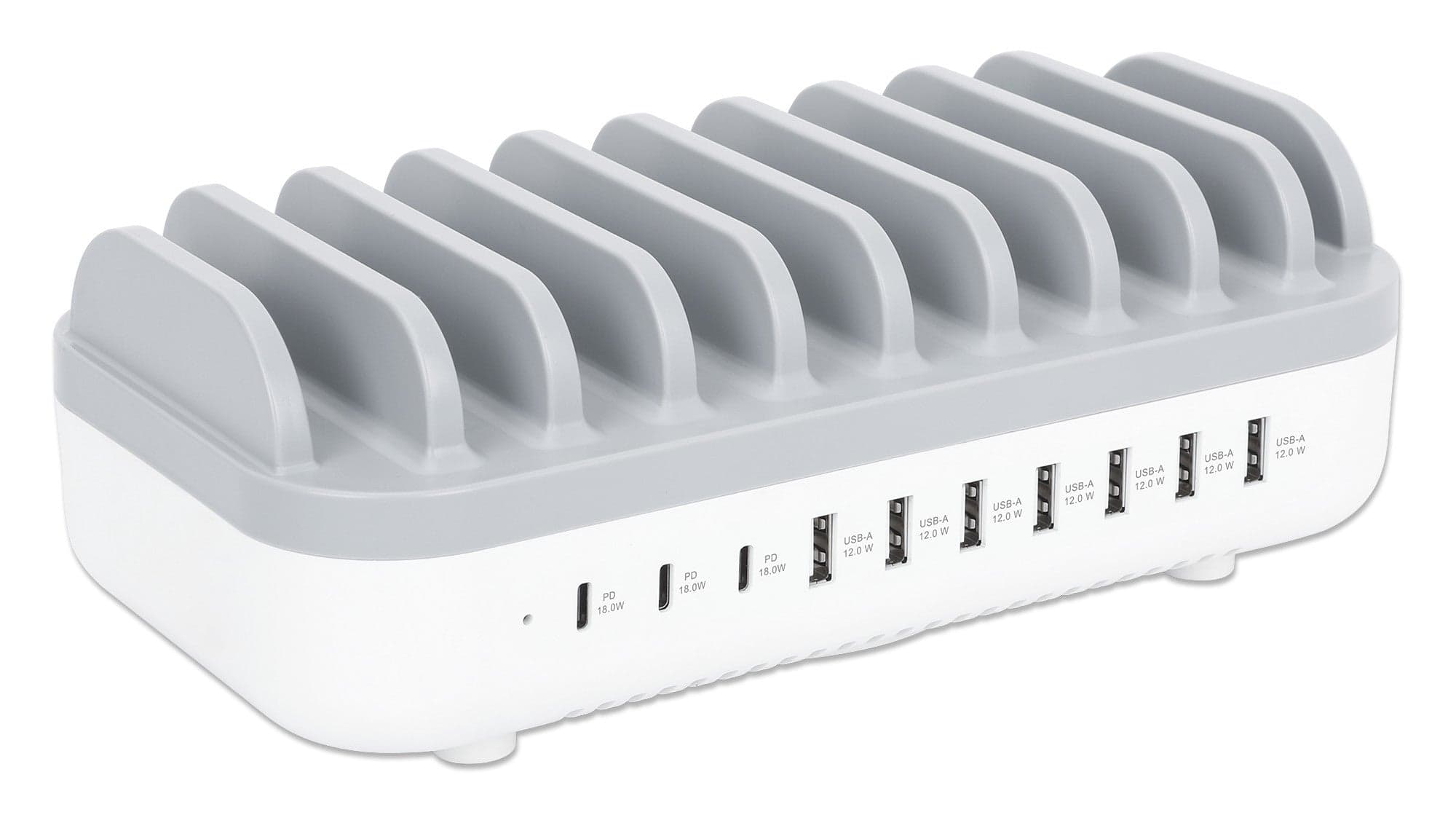Docking Station Stazione di Ricarica 10 Porte USB 120W in  Scontolo.net - Potenza, commercioVirtuoso.it