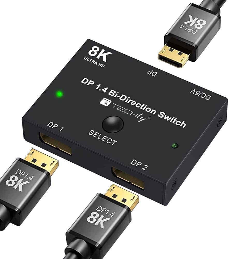 Switch Bidirezionale Convertitore Splitter DisplayPort 8K DP1.4 per Sorgenti Multiple e Display in  Scontolo.net - Potenza, commercioVirtuoso.it