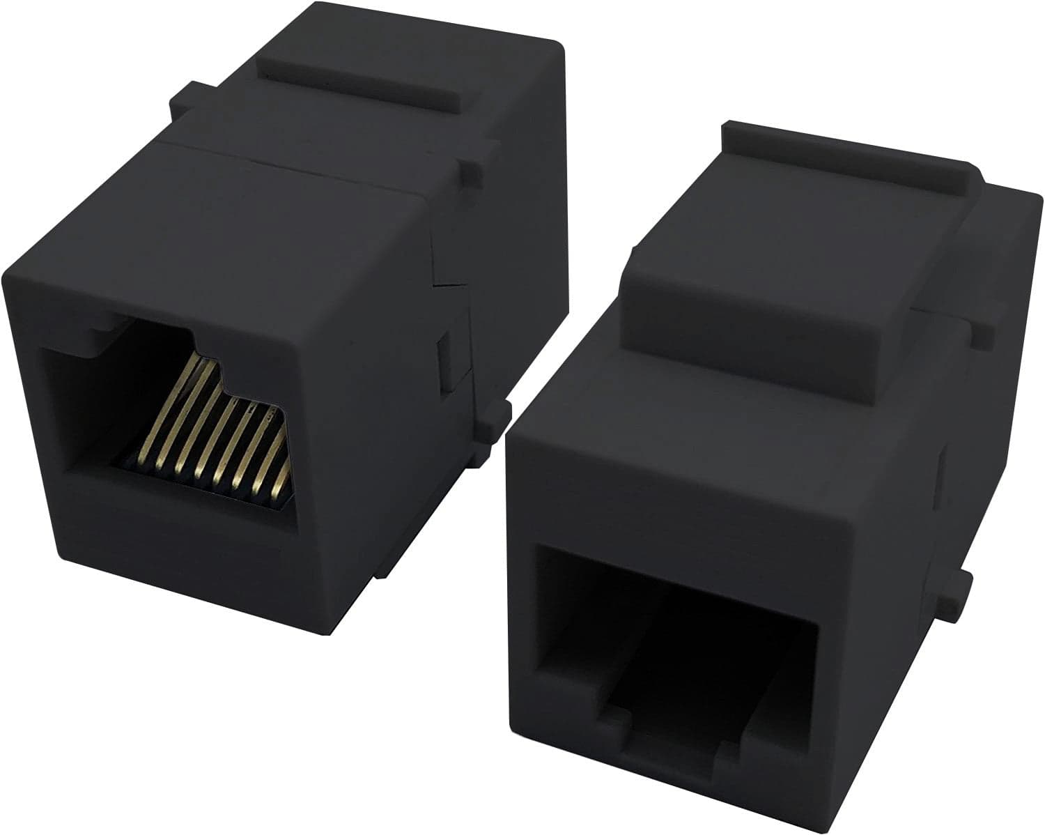 Accoppiatore Keystone RJ45 F/F Cat.5E UTP Nero in Cavi Ethernet Scontolo.net - Potenza, commercioVirtuoso.it