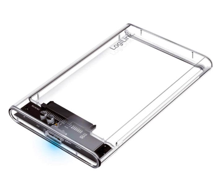 Box HDD/SSD Esterno per Disco Rigido 2.5'' USB 3.0 Trasparente con LED in Case e serrature Scontolo.net - Potenza, commercioVirtuoso.it