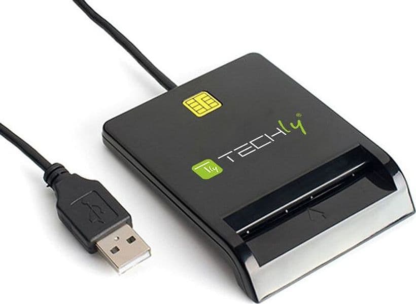 Lettore di Smart Card USB Esterno Nero in Lettori schede di memoria esterni Scontolo.net - Potenza, commercioVirtuoso.it