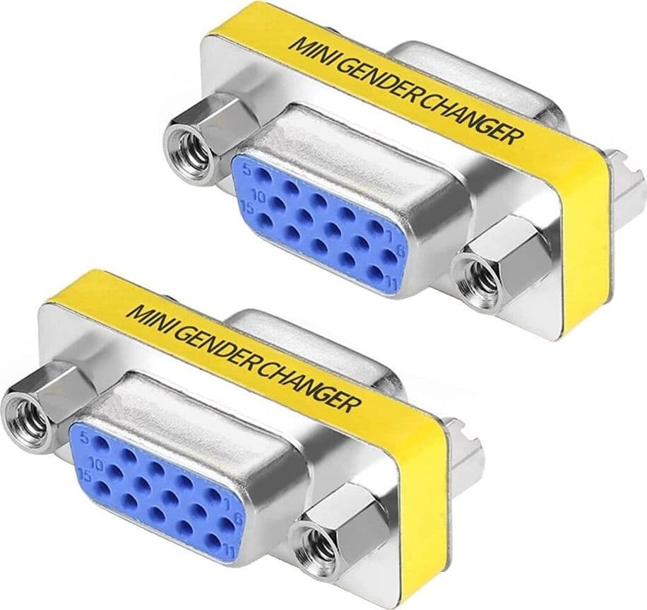 Mini Gender Changer VGA DB 15 poli HD F/F in Conettori S-Video Scontolo.net - Potenza, commercioVirtuoso.it