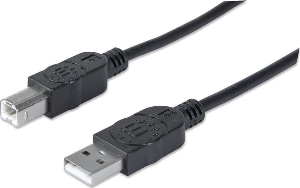 Cavo USB 2.0 A maschio/B maschio 0,5m Nero in  Scontolo.net - Potenza, commercioVirtuoso.it