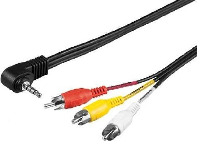 Cavo audio Video Videocamera - 3RCA a 1 Jack 3.5 mm 1,5 Mt in Connettori RCA Scontolo.net - Potenza, commercioVirtuoso.it