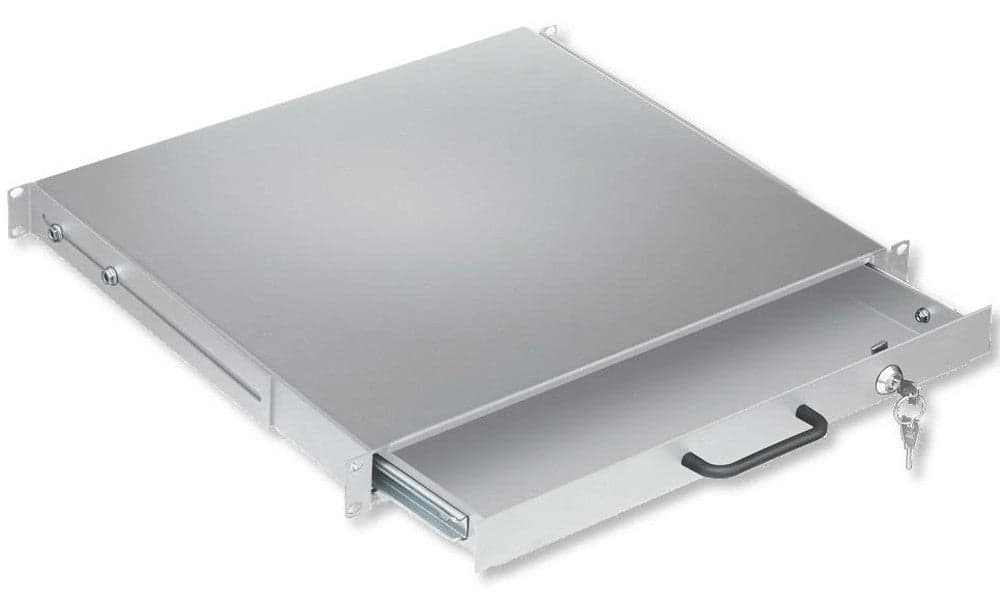 Cassetto Porta Tastiera 1U per Armadi Rack 19'' con Serratura Grigio in Piattaforme e cassetti tastiera Scontolo.net - Potenza, commercioVirtuoso.it