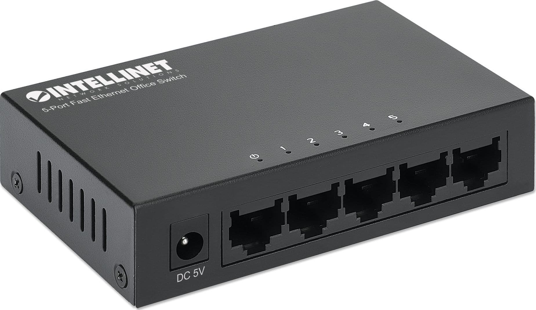 Switch Hub ethernet 10/100Mbps 5 porte desktop in metallo in  Scontolo.net - Potenza, commercioVirtuoso.it