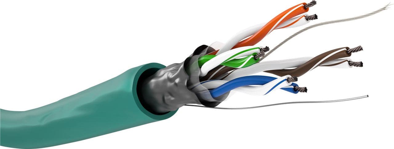 Matassa F/UTP Cavo Cat.5E CCA 100m Flessibile Verde in Cavi Ethernet Scontolo.net - Potenza, commercioVirtuoso.it