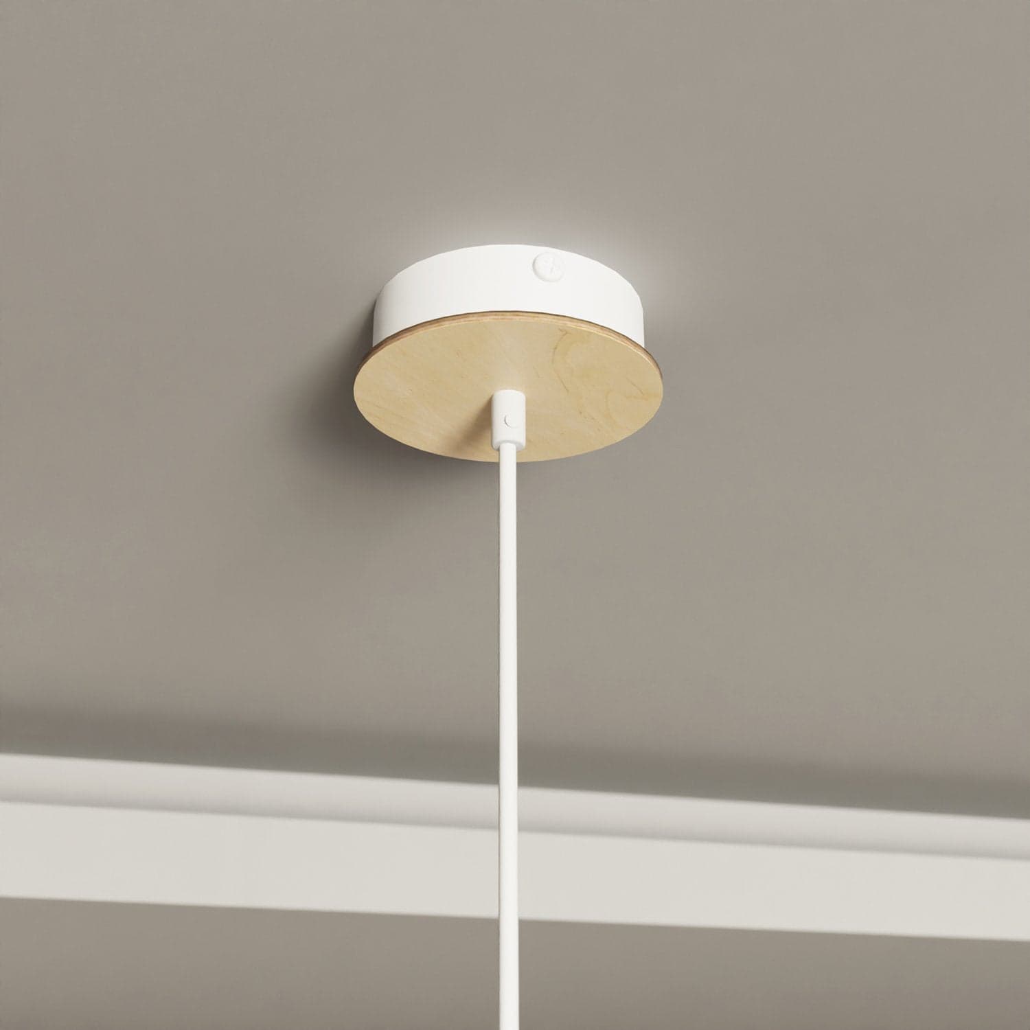 Sospensione Nordica Kobe 1 Luce In Legno E Acciaio Bianco in Lampade a sospensione LuceArt - Montecorvino Pugliano, commercioVirtuoso.it