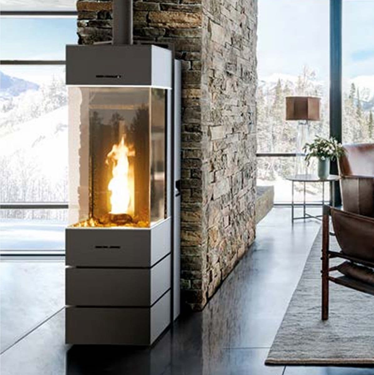 Thermorossi Stufa a Pellet Canalizzabile BellaVista S2 Plus 12.2kW in Sigillanti per caminetto e forno Masterbrico - Longobardi, commercioVirtuoso.it