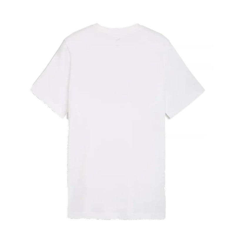 T-shirt Uomo PUMA Essentials 2 Colour N.1 Logo PUMA White-red in prodotto 3A Moda Mare Sport - Bellaria Igea Marina, commercioVirtuoso.it