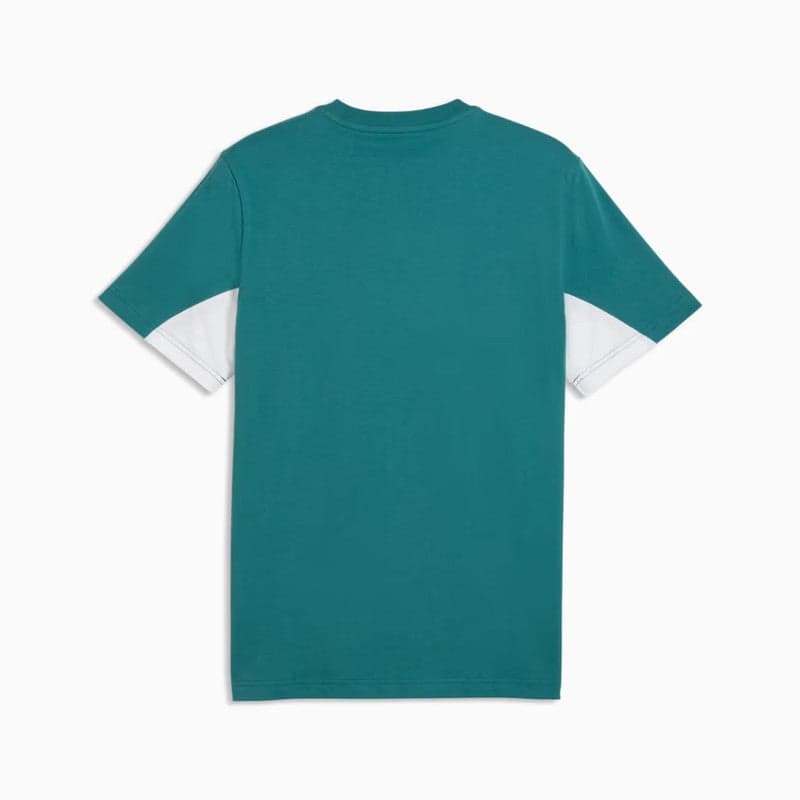 T-shirt Uomo PUMA Essentials Block Girocollo Maniche Corte Vestibilità Regolare Emerald Ice in prodotto 3A Moda Mare Sport - Bellaria Igea Marina, commercioVirtuoso.it