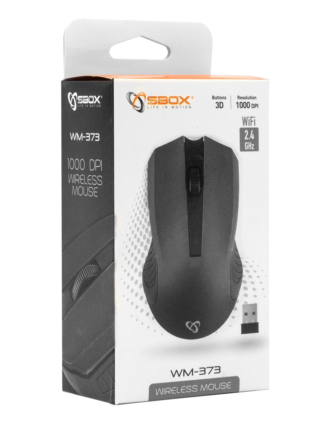 Mouse Ottico 3D Wireless WM-373 Nero in  Scontolo.net - Potenza, commercioVirtuoso.it
