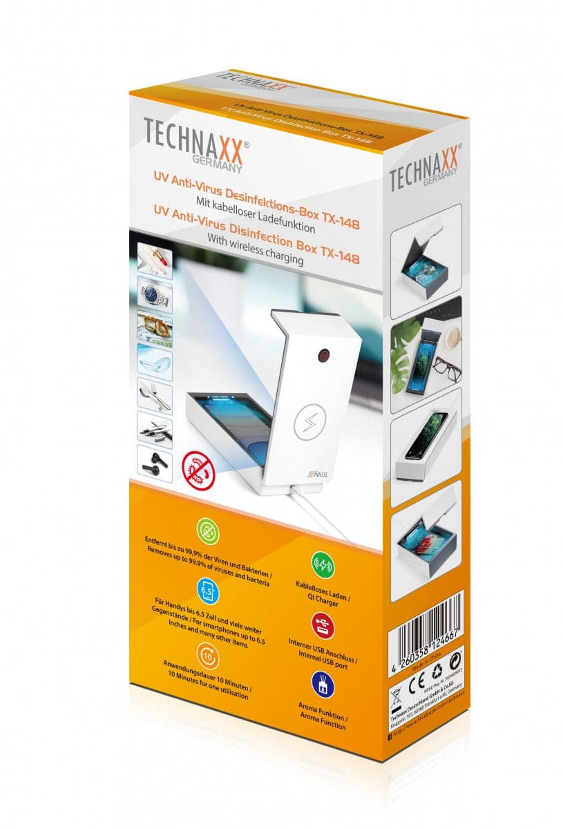 Box Disinfettante UV Anti Virus Sterilizzatore Portatile Ricarica QI in Box sterilizzatori ai raggi UV per telefoni Scontolo.net - Potenza, commercioVirtuoso.it