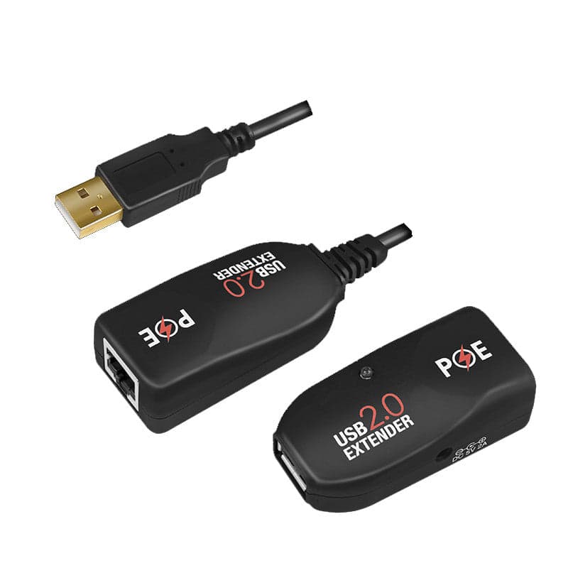 Extender USB Cat.5E Cat.6 fino a 50m con PoE in Adattatori PowerLAN Scontolo.net - Potenza, commercioVirtuoso.it