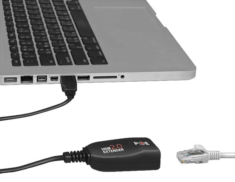 Extender USB Cat.5E Cat.6 fino a 50m con PoE in Adattatori PowerLAN Scontolo.net - Potenza, commercioVirtuoso.it