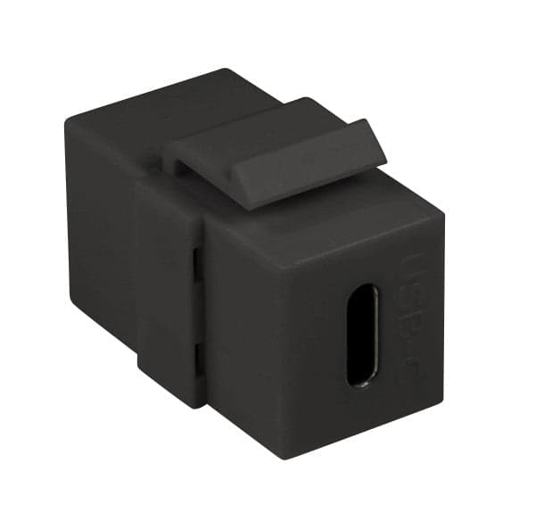 Connettore Keystone USB-C&trade F/F 17,2 mm Nero in  Scontolo.net - Potenza, commercioVirtuoso.it