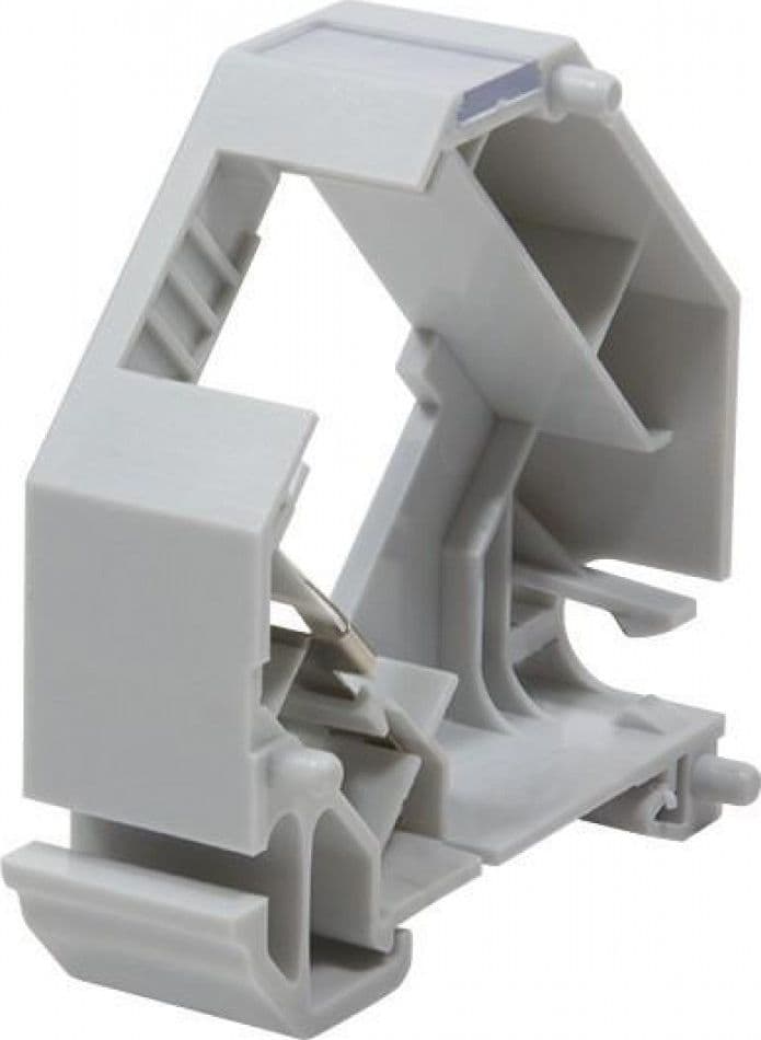 Adattatore keystone RJ45 per Barra DIN espandibile in Plastica con messa a terra in Supporti Scontolo.net - Potenza, commercioVirtuoso.it