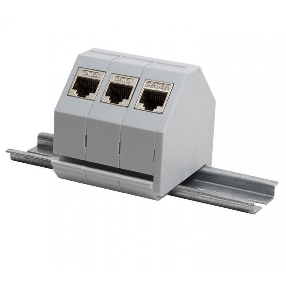 Adattatore keystone RJ45 per Barra DIN espandibile in Plastica non schermato in Cavi Ethernet Scontolo.net - Potenza, commercioVirtuoso.it