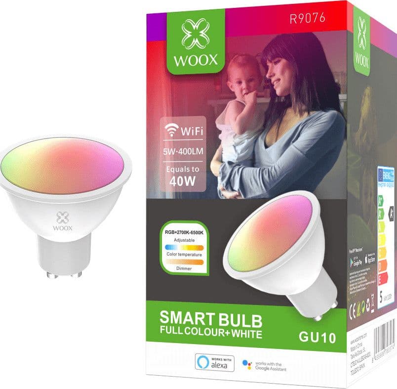 Lampadina LED GU10 400lm Smart Controllo Vocale Alexa, R9076 Classe F in Lampadine Wi-Fi Scontolo.net - Potenza, commercioVirtuoso.it