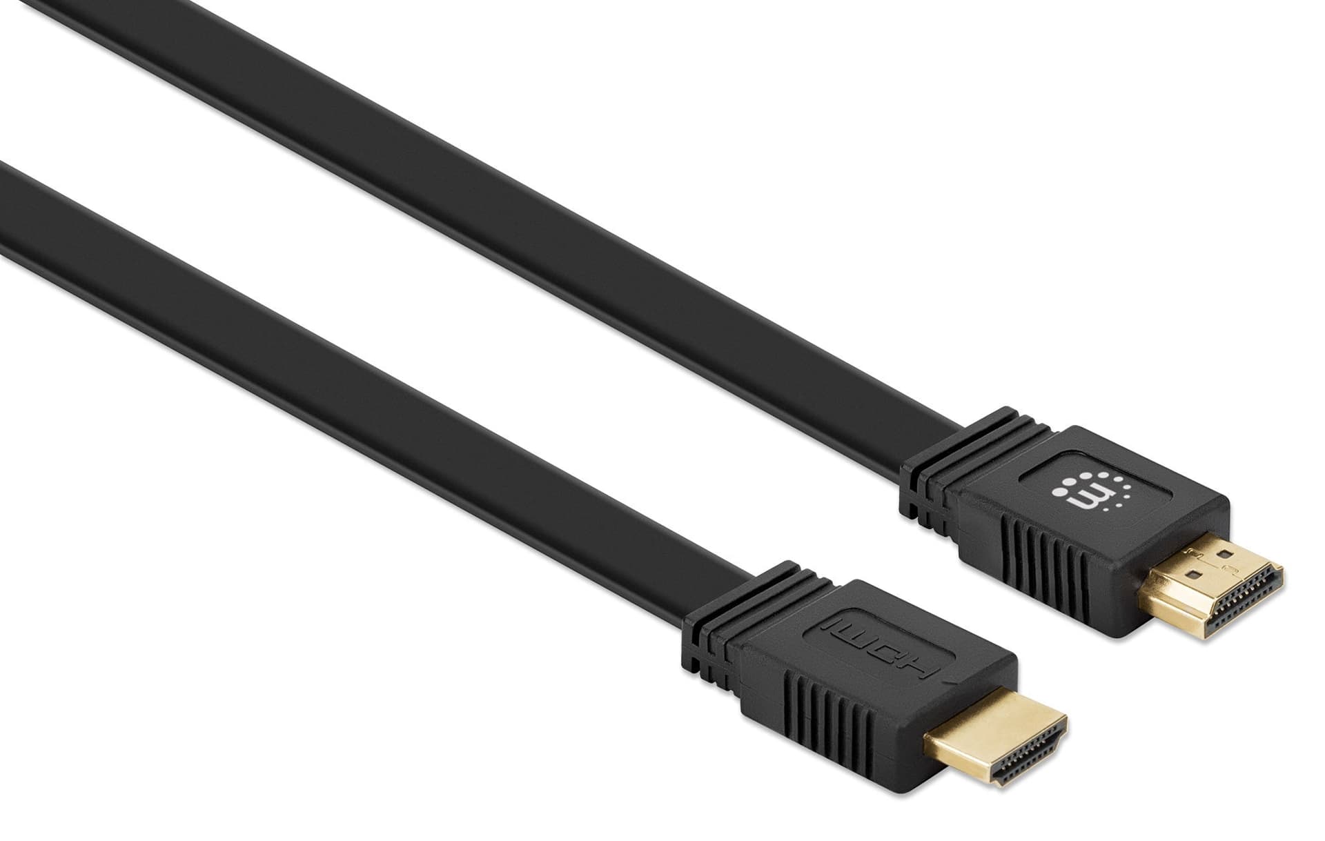Cavo HDMI High Speed With Ethernet Piatto 2m nero in Cavi HDMI Scontolo.net - Potenza, commercioVirtuoso.it
