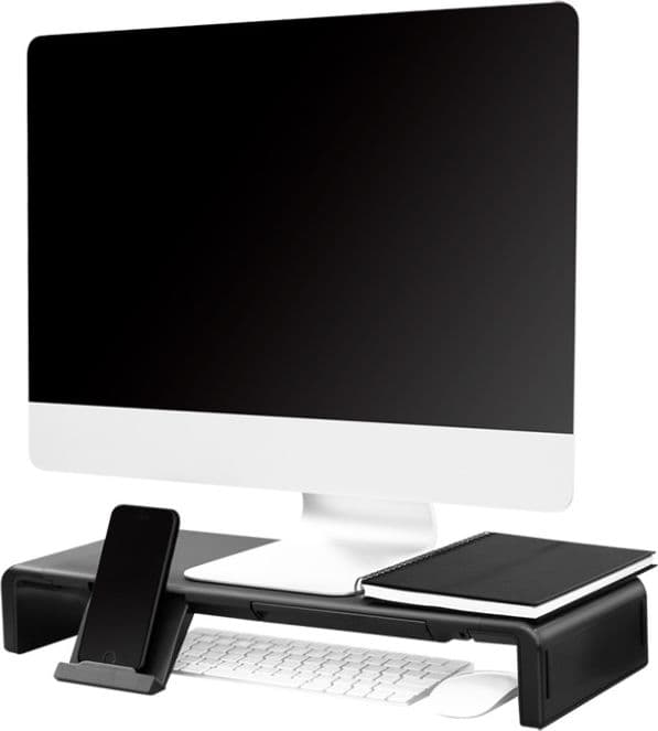 Supporto Monitor Smartphone Tablet Regolabile 420 - 520 mm Nero in Supporti Scontolo.net - Potenza, commercioVirtuoso.it
