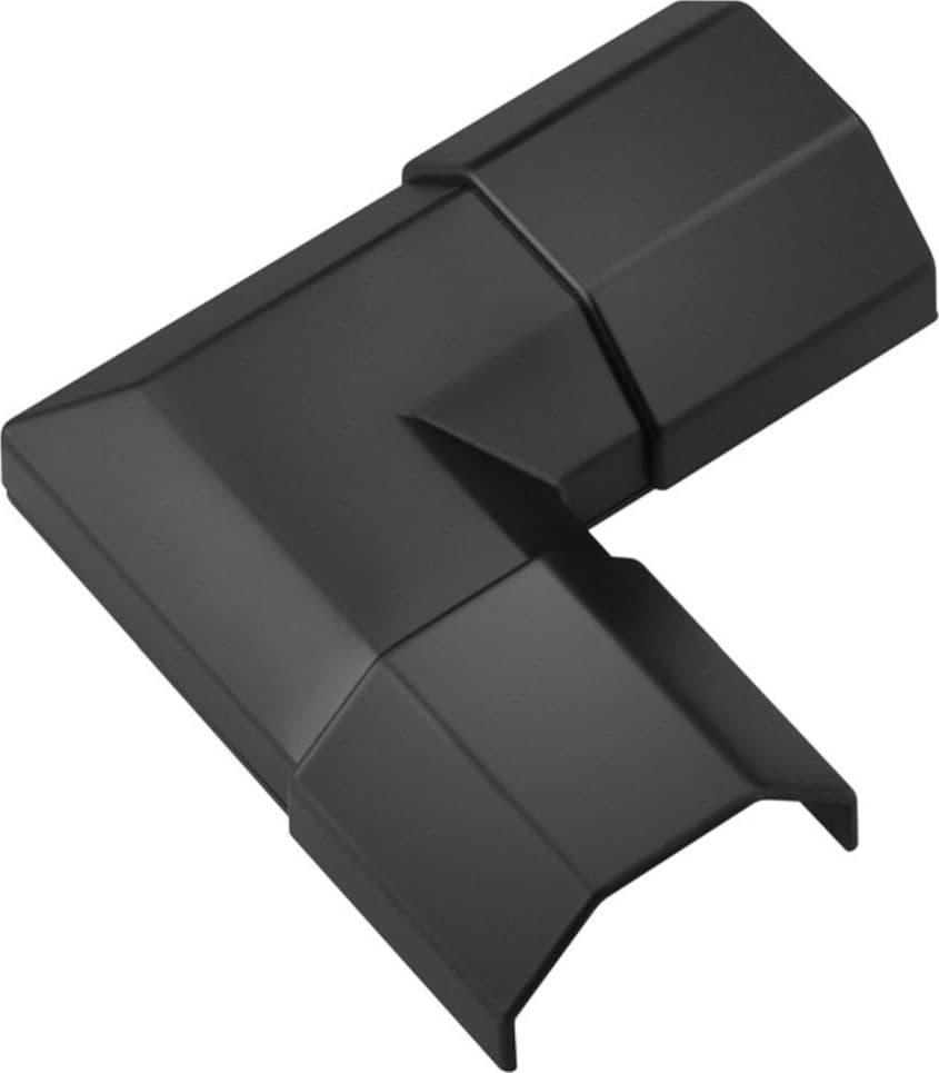 Connettore Angolare per Canalina di Cablaggio 33mm Nero in Canaline fili elettrici Scontolo.net - Potenza, commercioVirtuoso.it