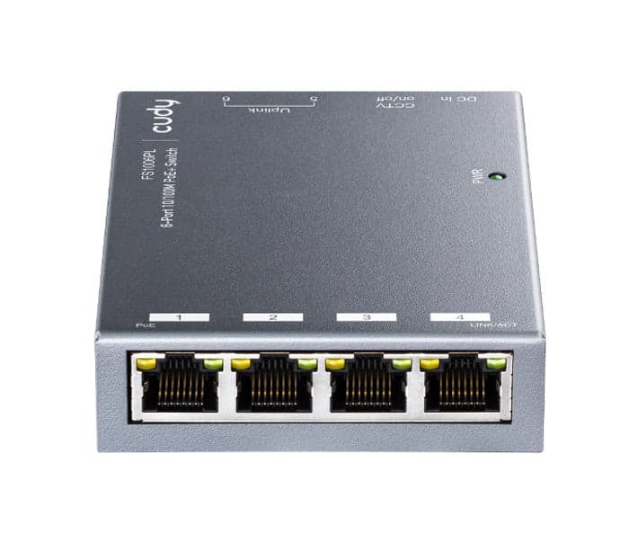 Switch PoE+ a 6 porte 10/100M, FS1006PL in  Scontolo.net - Potenza, commercioVirtuoso.it
