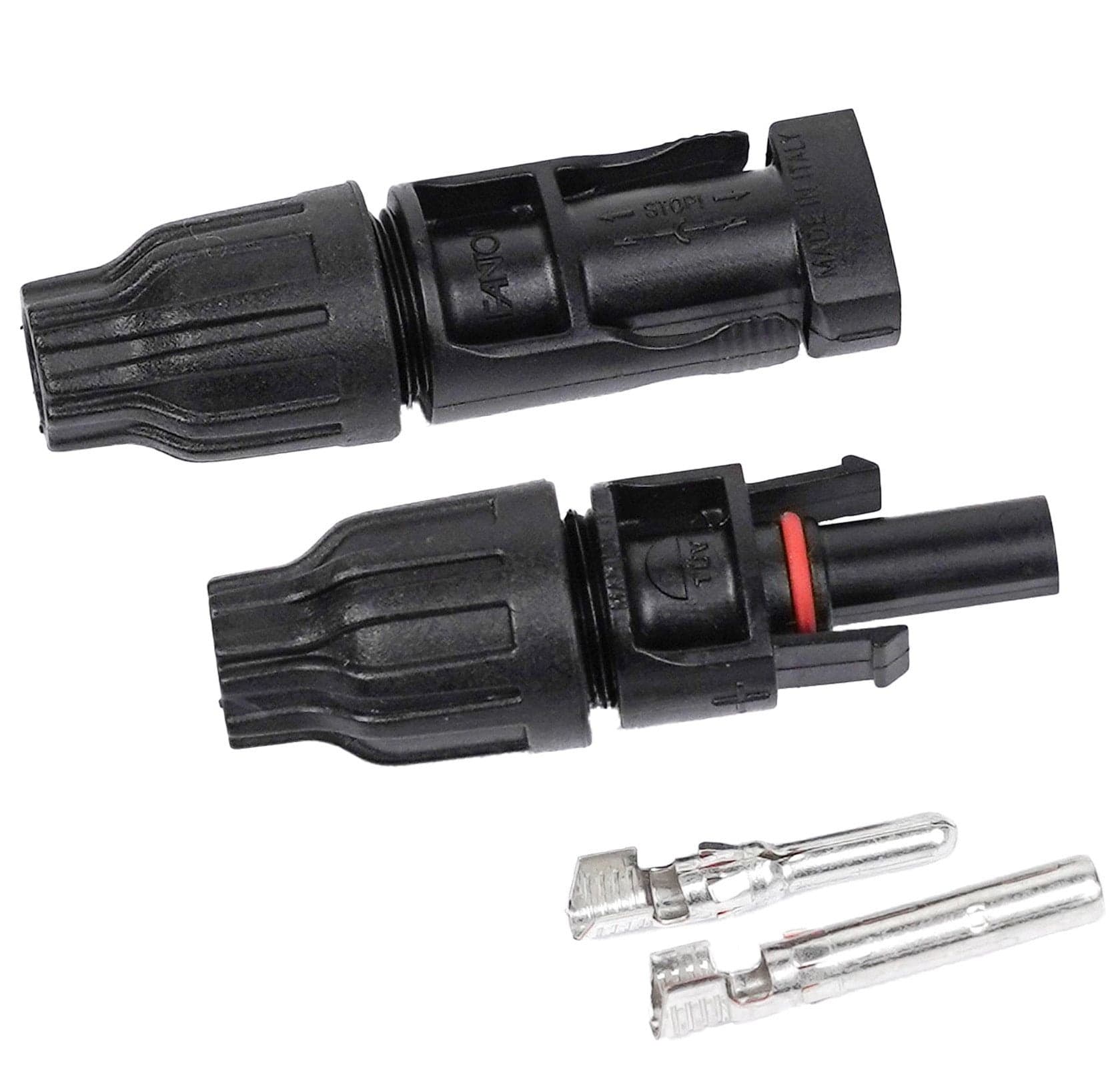 Coppia Connettori Fotovoltaici Maschio Femmina FMC4 Sezione 4-6 mm² in Accessori per regolatori di ricarica Scontolo.net - Potenza, commercioVirtuoso.it