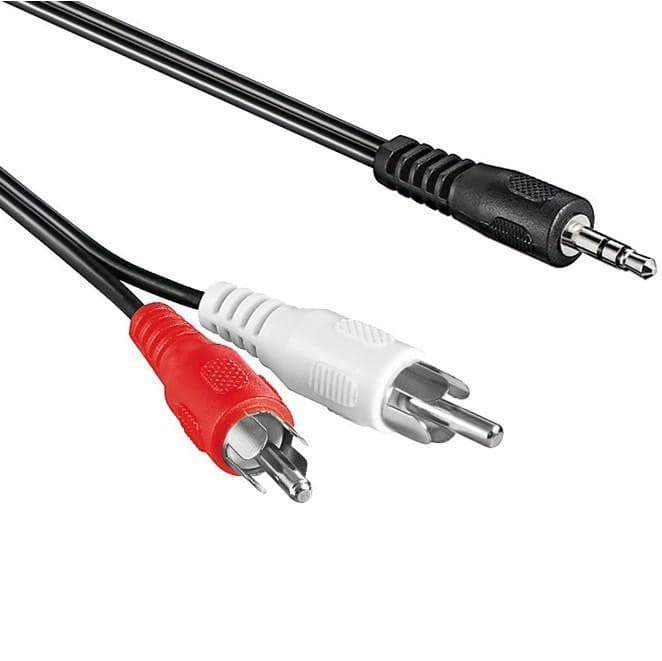 Cavo Stereo Jack 3,5 mm a 2 x RCA maschio 1,5 m in Connettori RCA Scontolo.net - Potenza, commercioVirtuoso.it