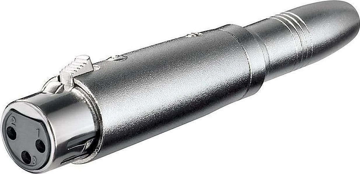 Adattatore XLR Cannon Femmina ad Audio 6,35mm Femmina Mono in Cavi per microfono Scontolo.net - Potenza, commercioVirtuoso.it