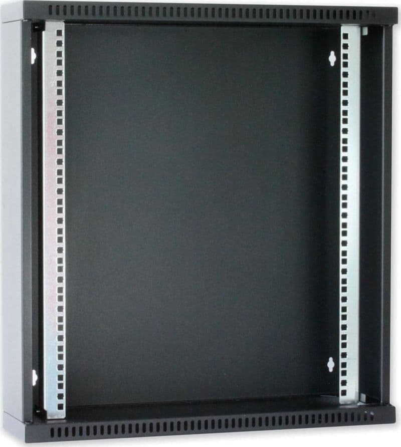 Armadio Rack 19'' Flat a muro p.30cm 12 unit&agrave sezione unica Nero in Armadietti metallici Scontolo.net - Potenza, commercioVirtuoso.it